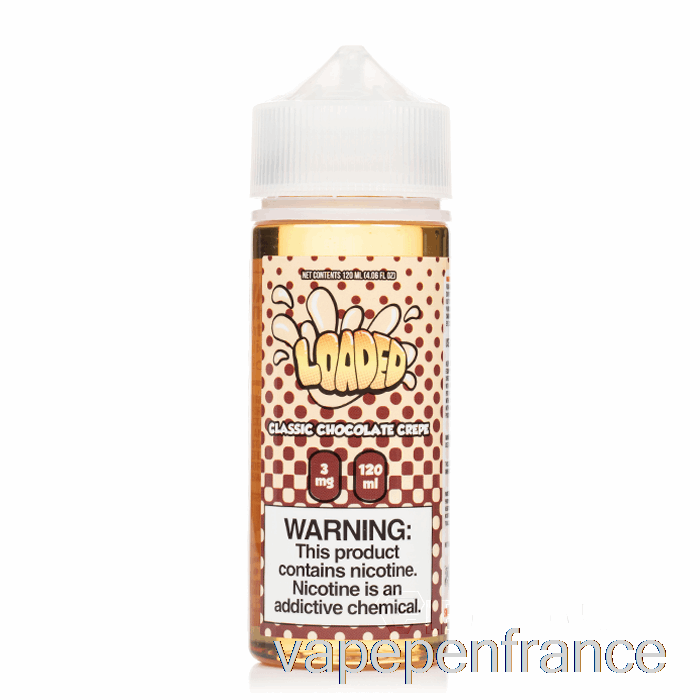 Crêpe Au Chocolat Classique - E-liquide Chargé - Vapeurs Impitoyables - Stylo Vape 120 Ml 3 Mg